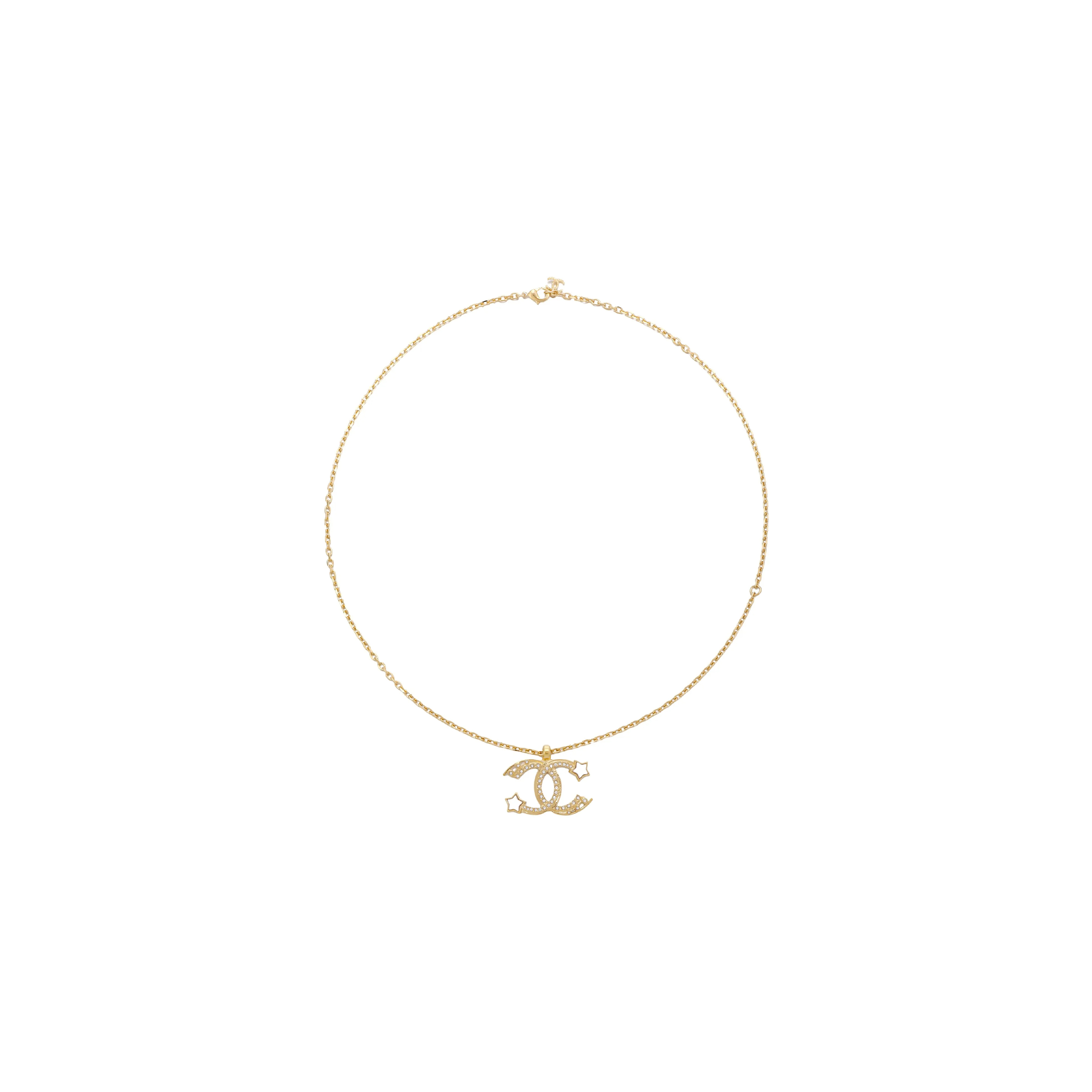 CHANEL DOUBLE C STAR NECKLACE ABC473